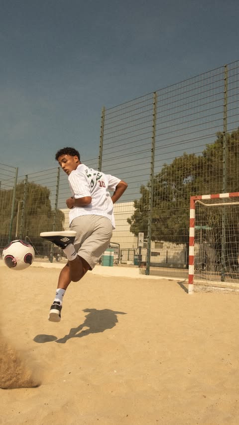 Instagram post by @amongstflo for Umbro. Caption reads: amongst few x UMBRO
Dec 12 - 14 @soledxb....