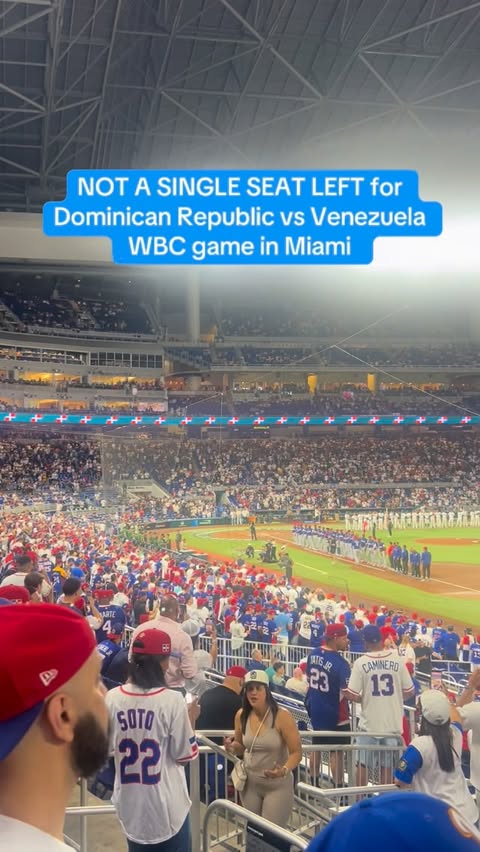 Instagram post by @mlbtrashtalkers for TickPick. Caption reads: The WBC is cinema 🎥 #tickpick....