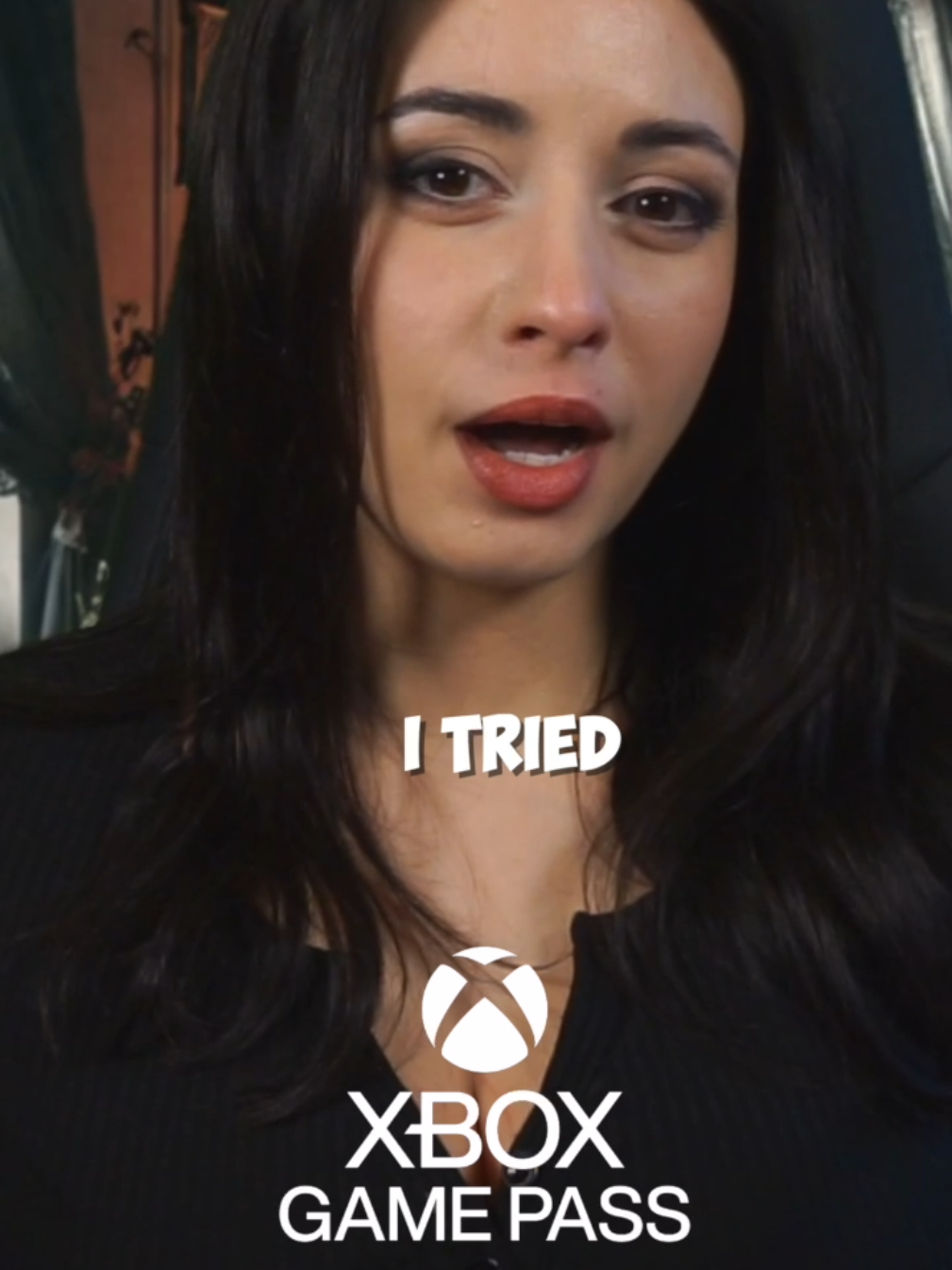 TikTok post by @sweet_anita_official for Xbox. Caption reads: [...] game recommendations! Which games on....