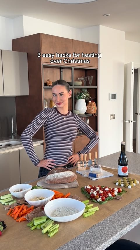 Instagram post by @lucykatefrances for Ocado. Caption reads: ad | Will you be hosting over the Christmas period....