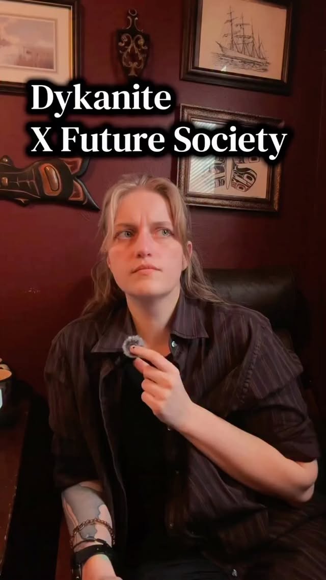 Instagram post by @dykanite for Future Society. Caption reads: So proud to partner with @futuresociety on @unesco....