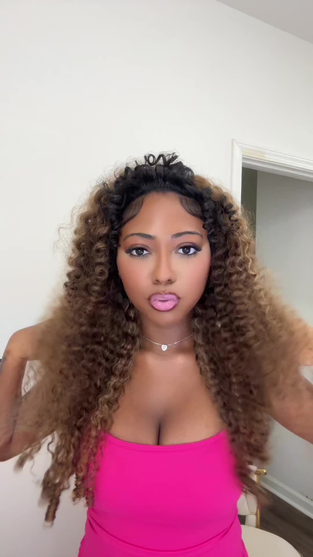 TikTok post by @meekianaaa3 for Cheetah Beauty Hair Shop. Caption reads: [...] is a must-try this summer😍 @Cheetah Beauty....