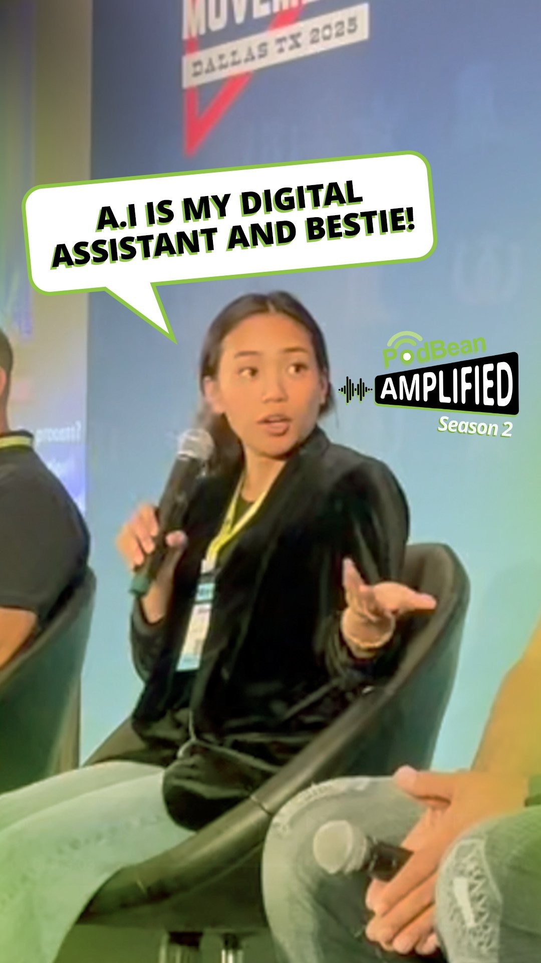 Instagram post by @shaenaxlynn for Podbean. Caption reads: AI isn’t your replacement...it’s your creative....