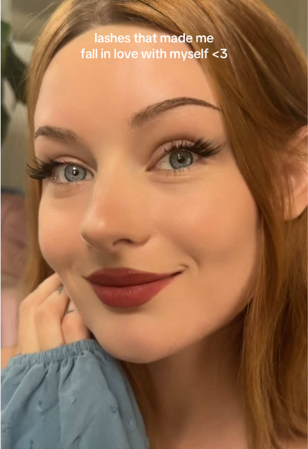 TikTok post by @stoneywhite for Fowendia Lashes. Caption reads: true story. i used to hate strip lashes because....