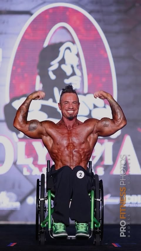 Instagram post by @amateurolympia for FLEX Magazine. Caption reads: 2025 Olympia 

WCB Olympia Winner @ifbbpro_james_b....