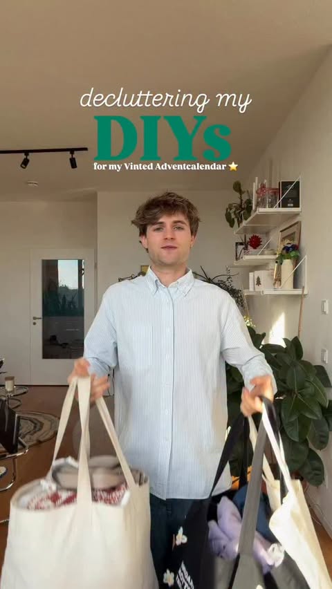 Instagram post by @henripurnell for Vinted. Caption reads: AD | Bestie, I’ve prepared a little Advent....