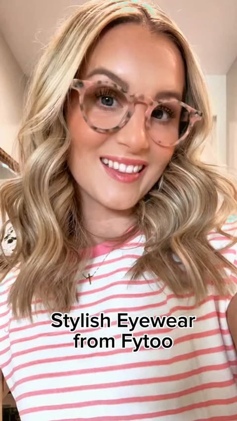 Instagram post by @tiffinherelement for Fytoo. Caption reads: [...] glasses can completely change your look!....