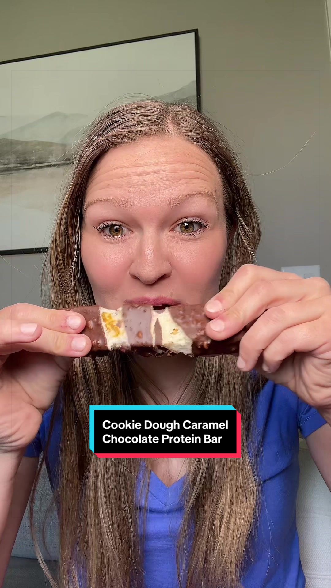 TikTok post by @mary_k26 for David Protein. Caption reads: [...] #treatyourself @David Protein.