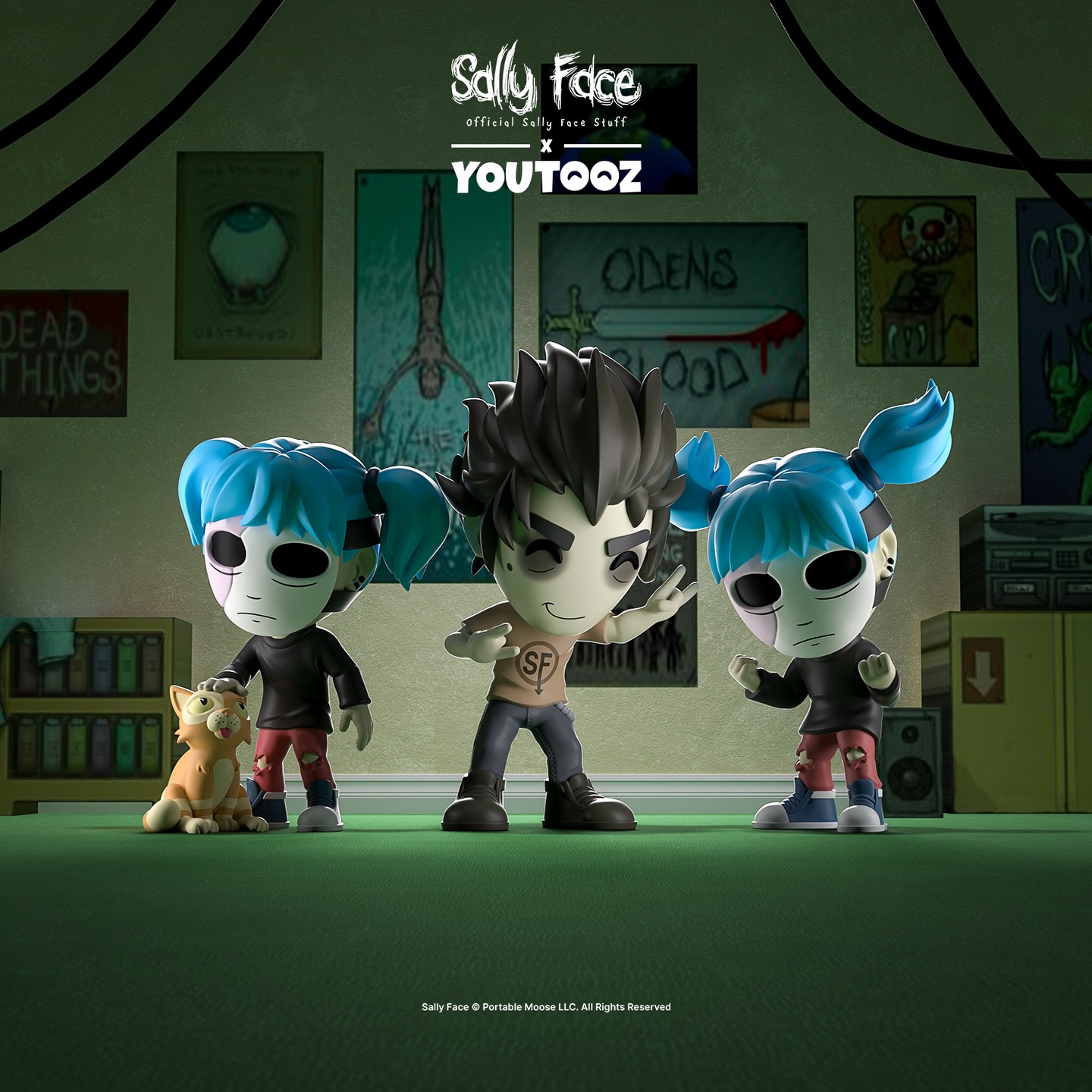 Instagram post by @portablemoose for Youtooz. Caption reads: gizmo was there for me when i most needed a friend....