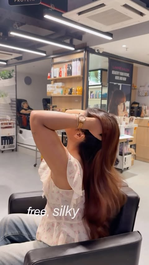 Instagram post by @rupalisingh27 for Lakmé Salon. Caption reads: #ad When your hair catches the light just right.......