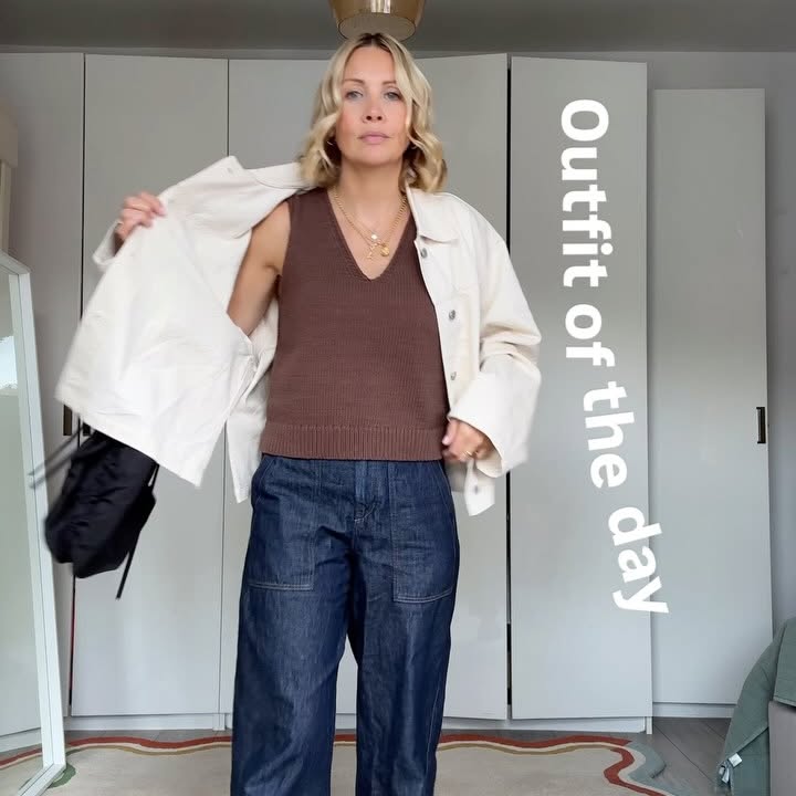 Instagram post by @ashley.dainty for Monki. Caption reads: Outfit of the day ~ not what I’m wearing now as we....