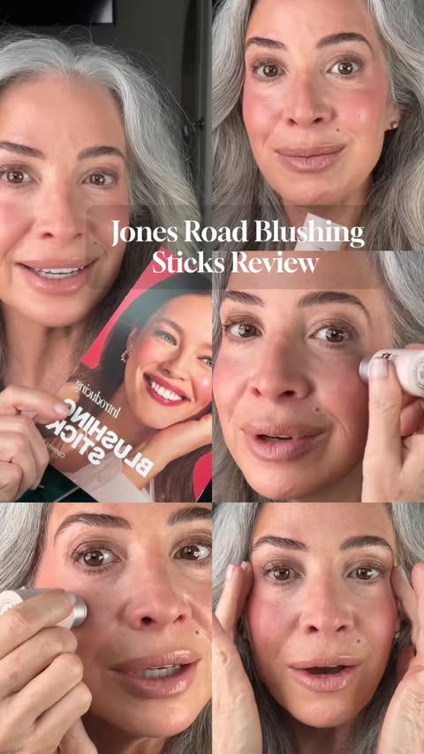 Instagram post by @silverliberation for Jones Road Beauty. Caption reads: [...] ❤️Thank you for the gifted PR.....