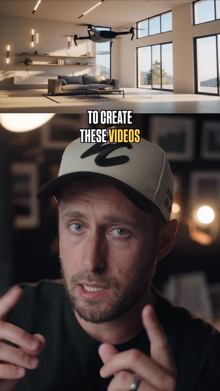 Instagram post by @chrisbrockhurst for Artlist. Caption reads: VEO3 is now included in your @artlist.io....