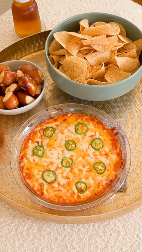 Instagram post by @katieaubincooks for Evite. Caption reads: [...] football hang out I hosted. I also used....