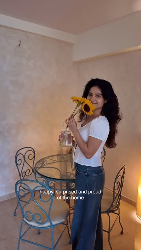 Instagram post by @shreyaapujari for Asian Paints. Caption reads: [...] house finally feels like home Thanks....