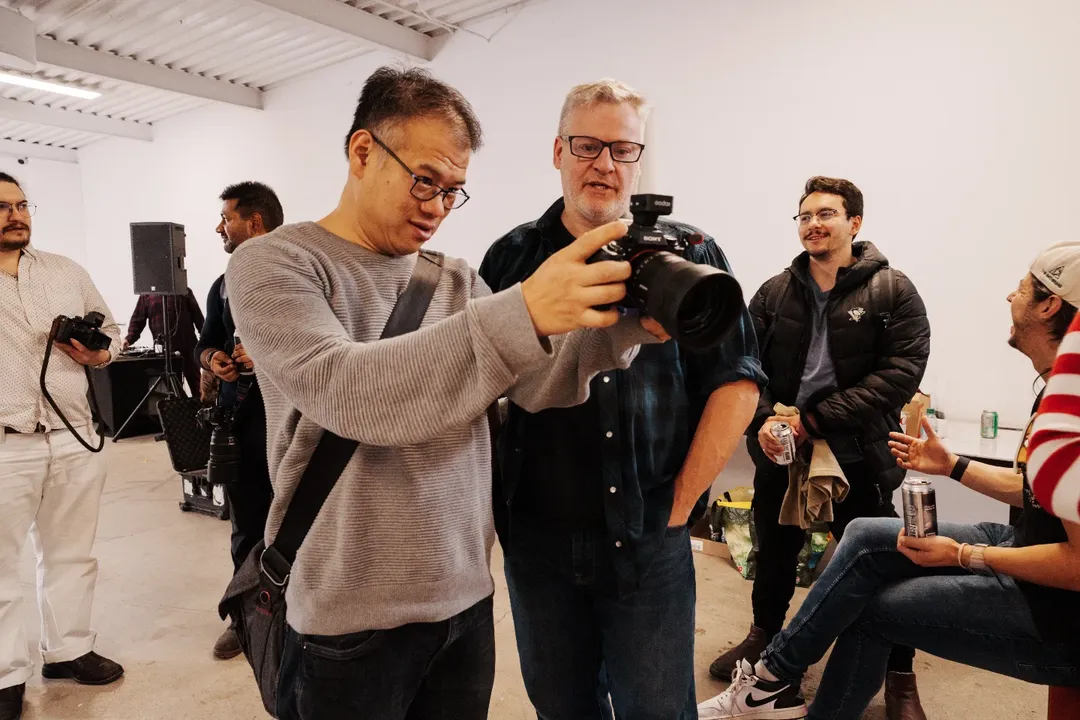 Instagram post by @mmayshi for The Camera Store. Caption reads: Feeling extra festive after today's "Pints &....