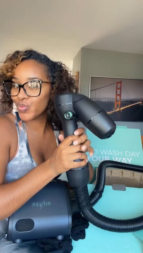 Instagram post by @puntha13 for RevAir • Reverse-Air Dryer. Caption reads: The husband hasn’t arrived yet, but something I’ve....