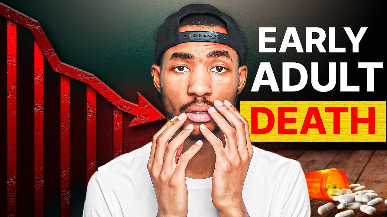 YouTube post by @NoLabCoatRequired for Quizlet. Caption reads: The DARKEST trend in the U.S. - What no one is....