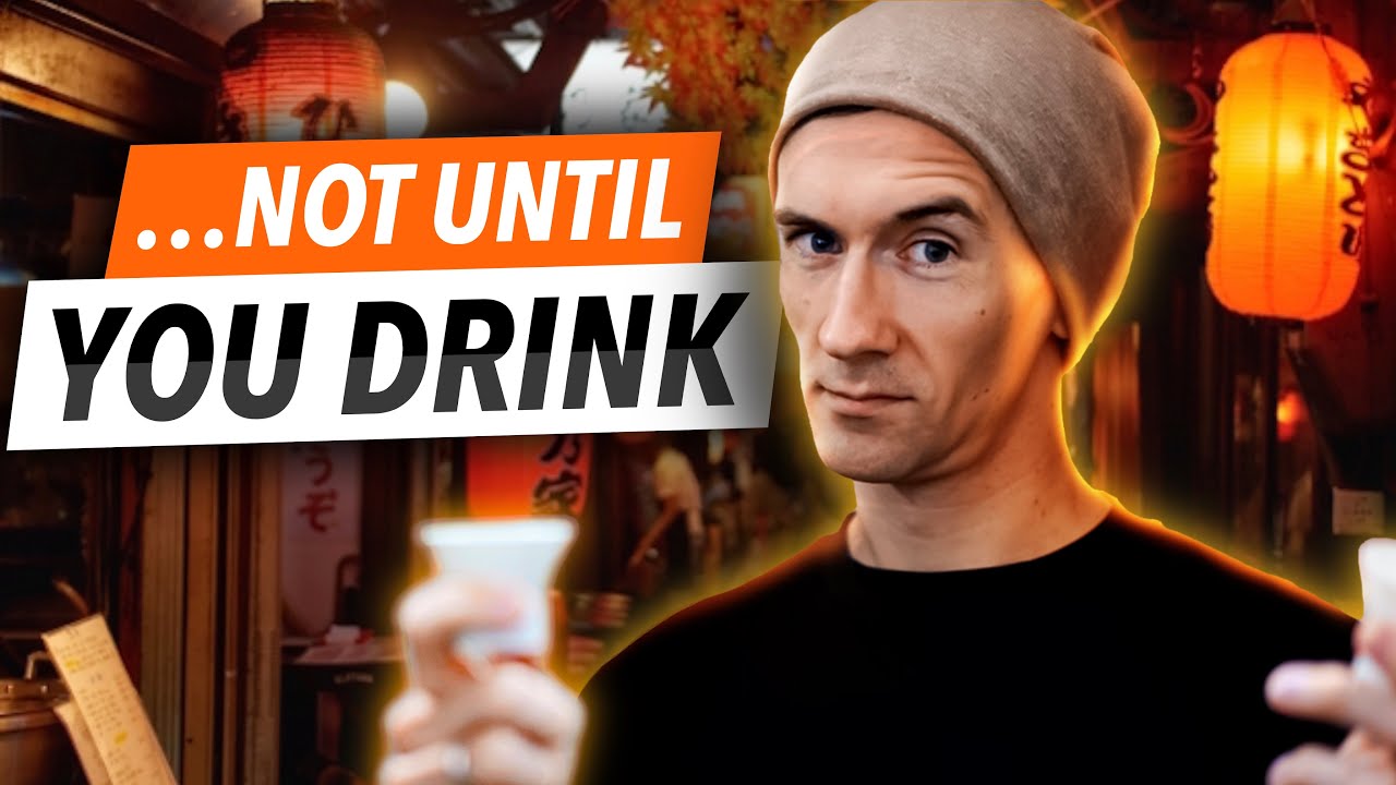 YouTube post by @Dogen for tippsysake. Caption reads: Why Drinking in Japan is so Important.