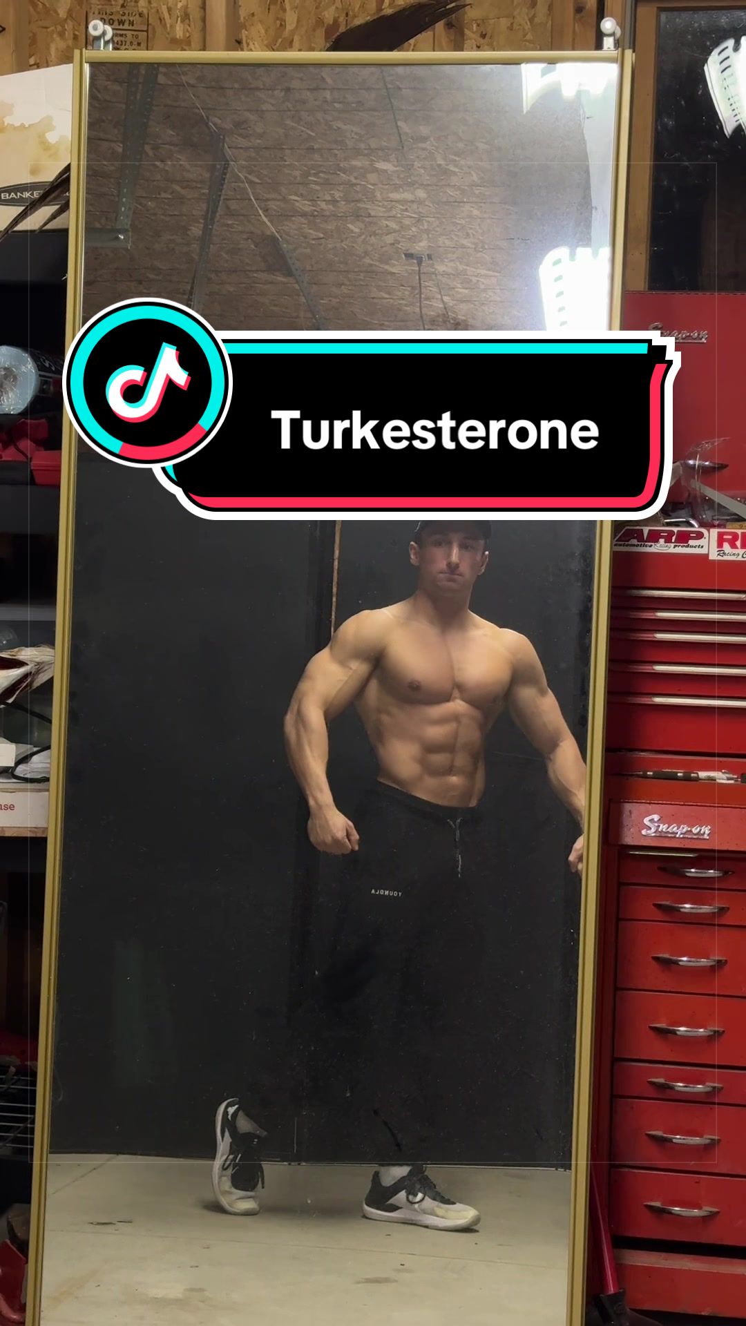 TikTok post by @shopdealz.by.ck for Peak Revival X. Caption reads: Best natty supplement I’ve ever tried @Peak....