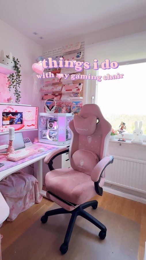 Instagram post by @doreen.qt for DOWINX. Caption reads: from grinding ranked games 🎮 to filming makeup....