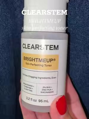 TikTok post by @_sweetpersonatalie for CLEARSTEM Skincare. Caption reads: @CLEARSTEM Skincare #clearstemskincare #TikTokShop....