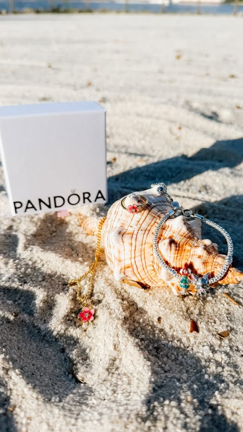 Instagram post by @a.magical.life.for.me for Walt Disney Studios. Caption reads: 🌊The ocean is calling…[AD] @theofficialpandora....