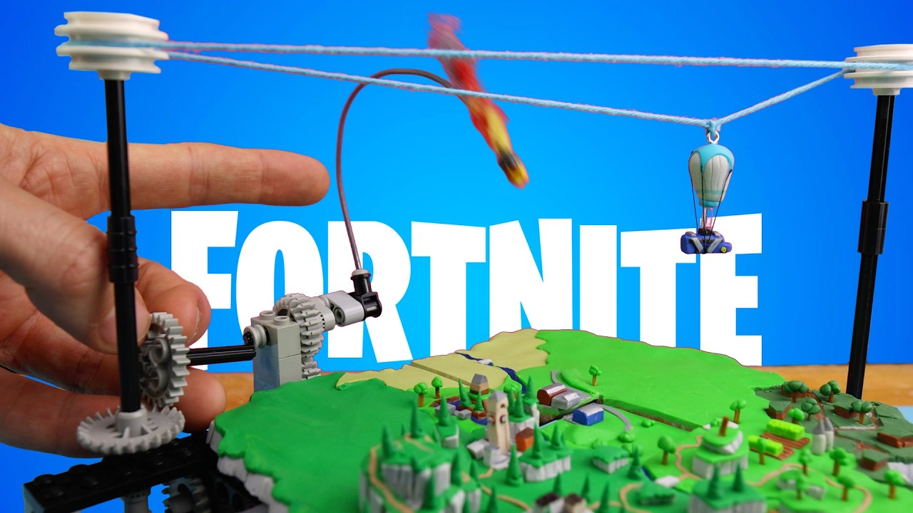 YouTube post by @ClayClaim for Fiverr. Caption reads: I Built a Clockwork Fortnite OG Map – and the....
