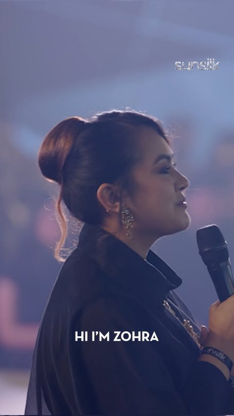 Instagram post by @zohra_2717 for Sunsilk. Caption reads: Making mistakes is ok! Watch Hania’s reply to....