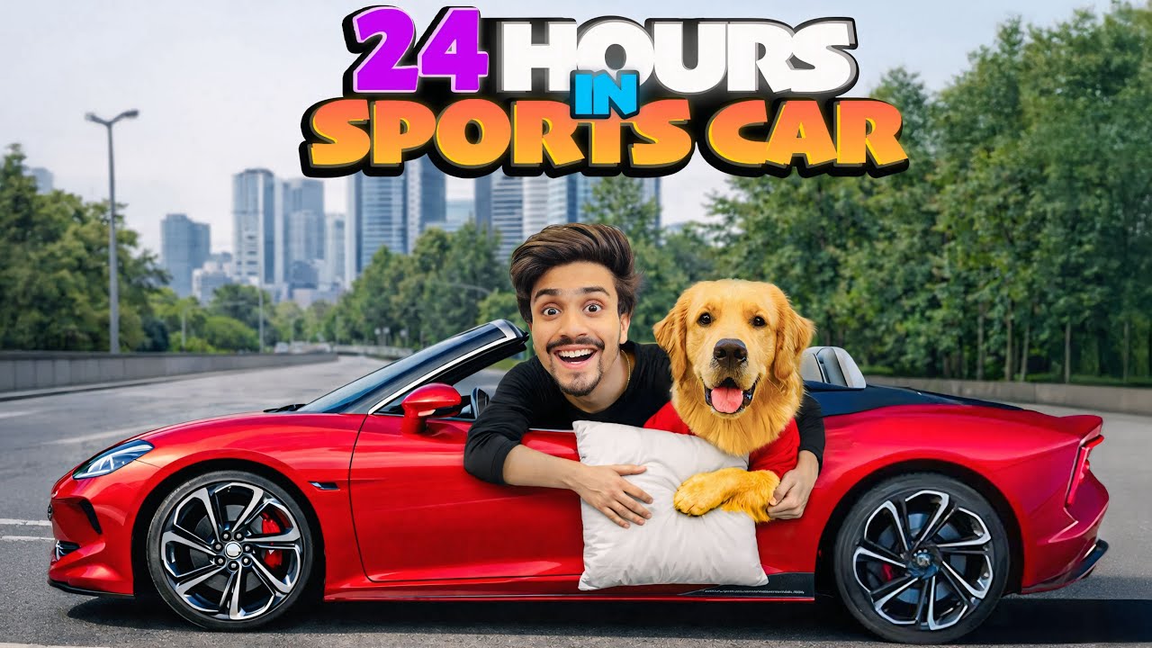 YouTube post by @AnantRastogi for Odoo. Caption reads: Living In Sports Car For 24 Hours With Reo | Anant....