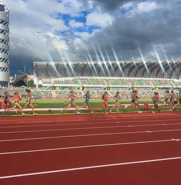 Instagram post by @keiradamato for InsideTracker. Caption reads: Proud of my 10th place finish at the @usatf....