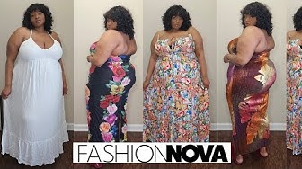 YouTube post by @VictoriaLaShay for Fashion Nova. Caption reads: @FashionNovaCurve by @FashionNova [...].