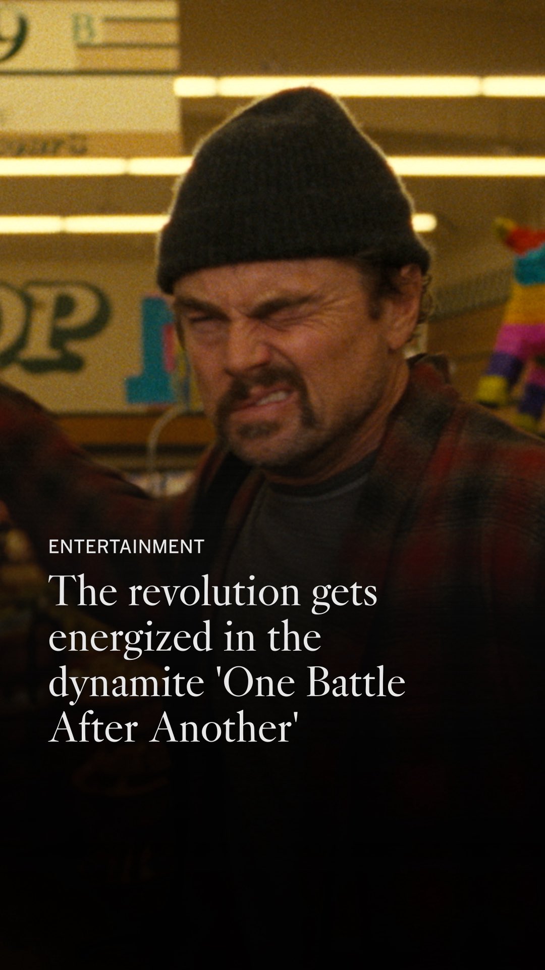 Instagram post by @theamynicholson for Los Angeles Times. Caption reads: Paul Thomas Anderson's "One Battle After Another"....