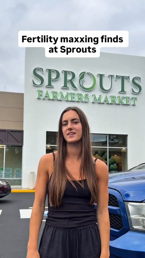 Instagram post by @morganstuphealth for Sprouts Farmers Market. Caption reads: The fertility diet🤰🥩🥑 🔗Comment “Organs” for....