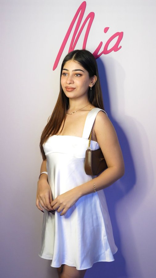 Instagram post by @nandini_malviya for Mia by Tanishq. Caption reads: The Manifest Collection launch with @miabytanishq....