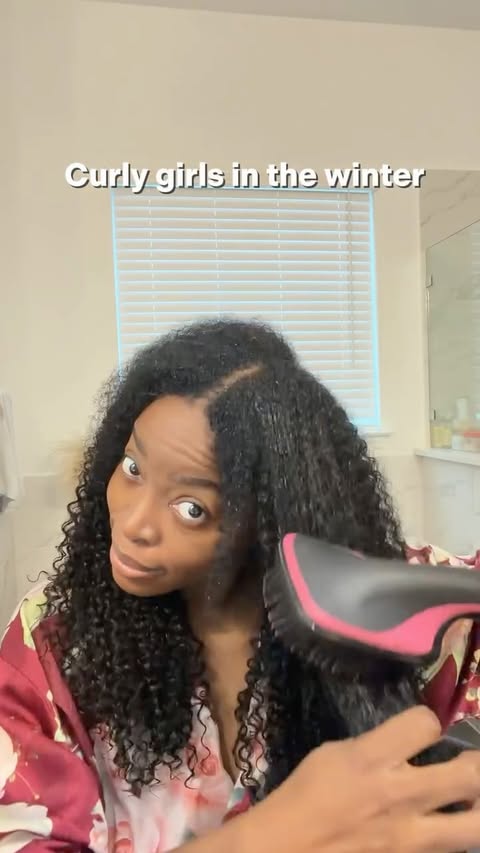 Instagram post by @iammarybennett for Revlon Hair Tools. Caption reads: 🫶🏾 It’s blowout szn 💕 I’ve been having a little....