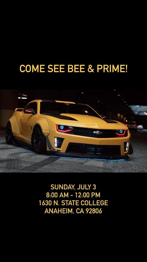 Instagram post by @tfbeecamaro for Vertical Doors Inc. Caption reads: I’m excited to announce that after almost 3 years…....