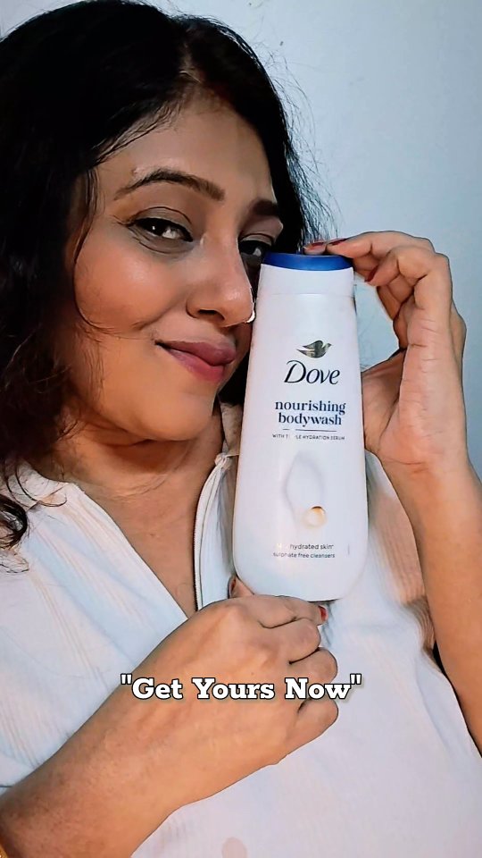 Instagram post by @dewashree24 for Dove. Caption reads: #Collaboration Shower? Check
 Soft skin for 24....