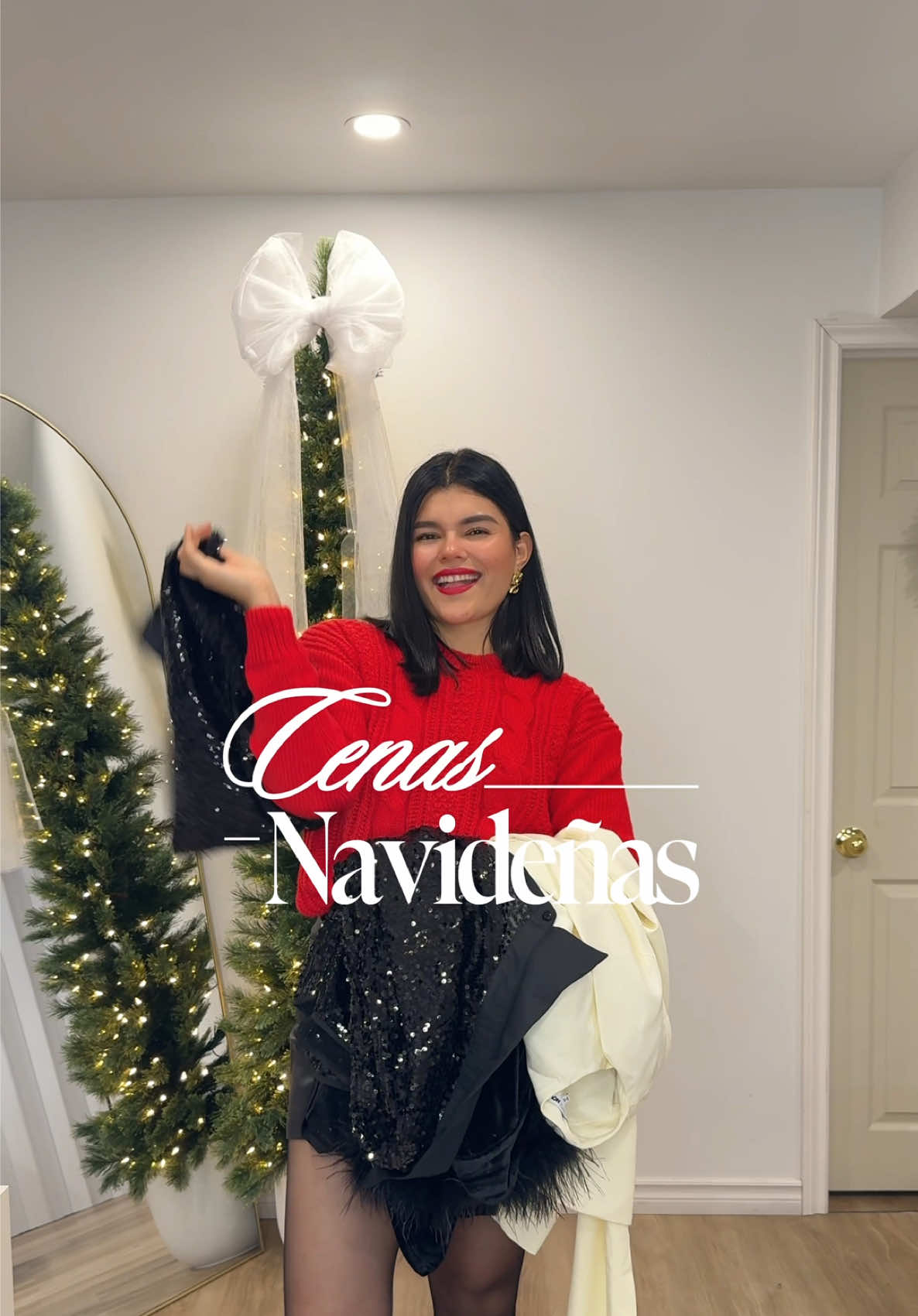 TikTok post by @alondra.nery for Fashion Nova. Caption reads: @Fashion Nova outfits para cenas [...].