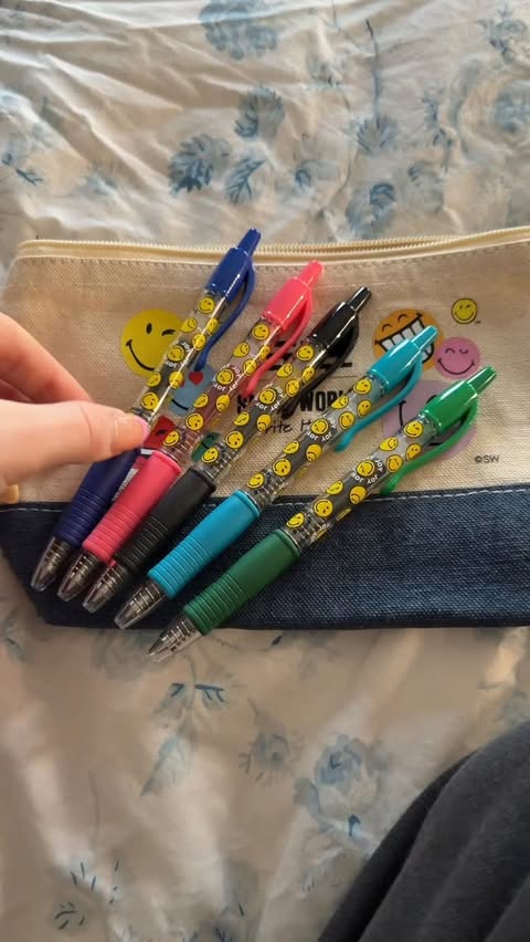 Instagram post by @hashtag.natalie for Pilot Corporation of America (Pilot Pen). Caption reads: new obsession for bible study ✨🌈 @pilotpenusa....