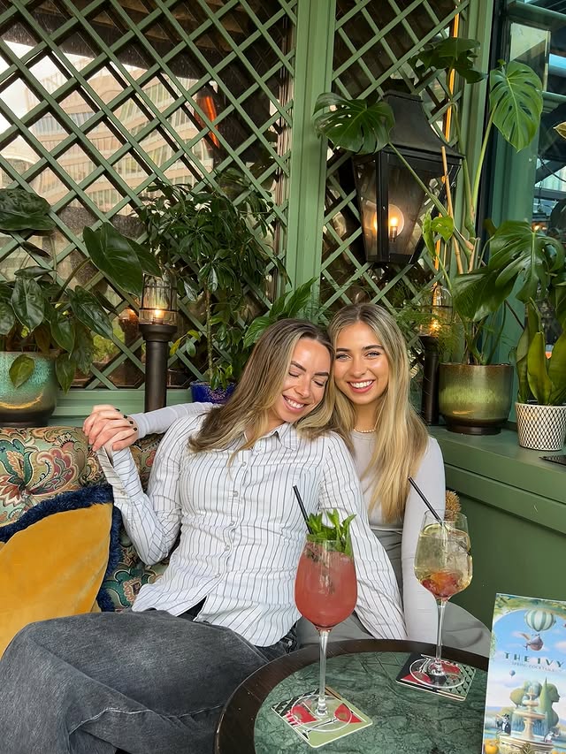 Instagram post by @annieandgracey for The Ivy Collection. Caption reads: A gorgeous Monday afternoon at @the_ivy_collection....