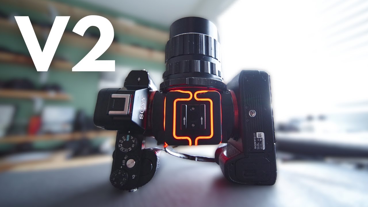 YouTube post by @snappiness for Flickr. Caption reads: I Rebuilt My 2-in-1 Sony Camera.