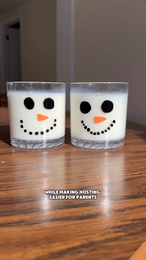 Instagram post by @caymaries for Tossware. Caption reads: ☃️ Tossware shatterproof cups make for the perfect....