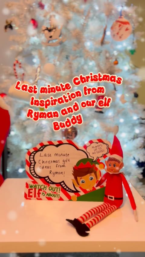 Instagram post by @thebabyandthehound for Ryman. Caption reads: Christmas gifting with @ryman 🎄🎁

Ad| If you....