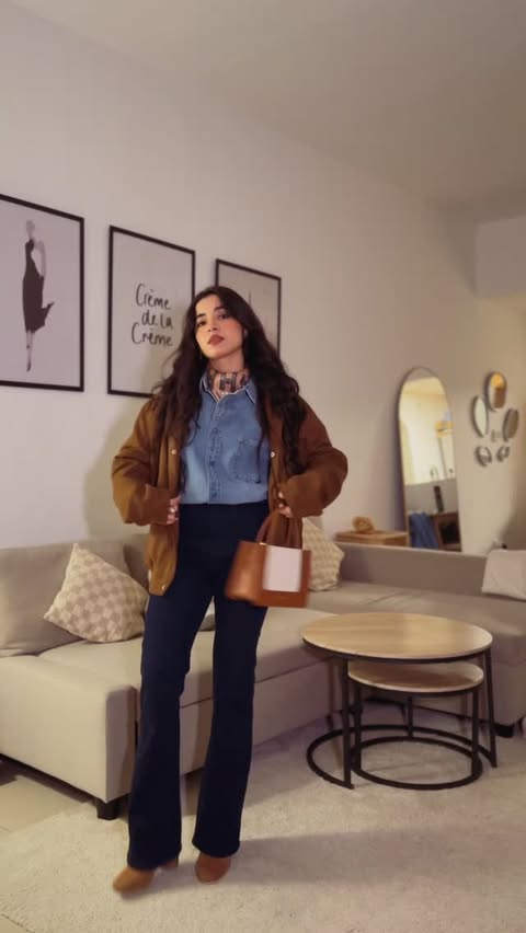 Instagram post by @ghania.so for Roberto Cavalli. Caption reads: GRWM to go to a Cowboy Themed Dinner in Dubai....