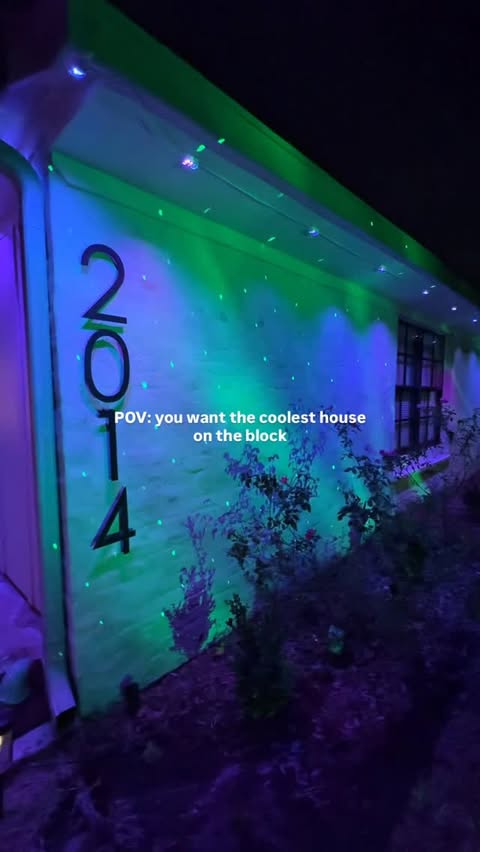 Instagram post by @cabellhouse for Govee. Caption reads: [...]  Street contests for coolest house! ....
