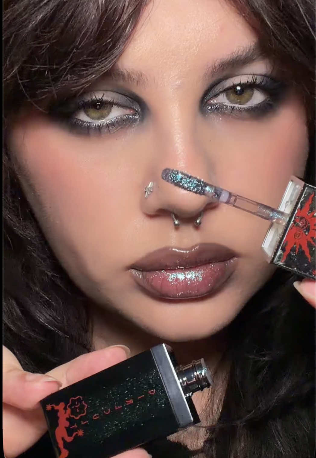 TikTok post by @ashybnz for Girlcult Cosmetics. Caption reads: Replying to @urpeepaaw These @Girlcult Cosmetics....