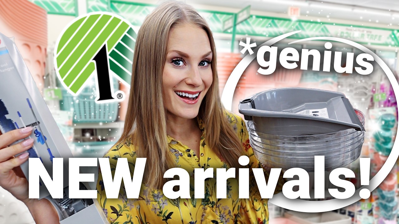 YouTube post by @DoItOnaDime for Ibotta. Caption reads: ✨BRAND NEW✨ Dollar Tree Organization & EASY Decor....