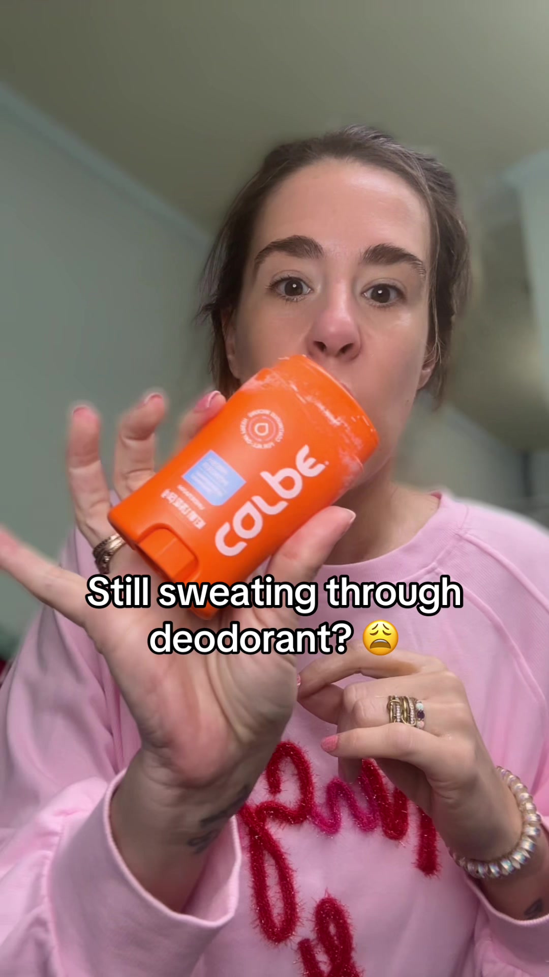 TikTok post by @mamakimalways for Carpe. Caption reads: [...] deodorant doesn’t work… this is why. @Carpe....