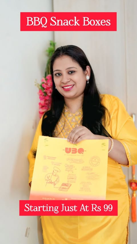 Instagram post by @prilovesha for Barbeque Nation. Caption reads: Cravings hit at the wrong time? Sorted in just a....